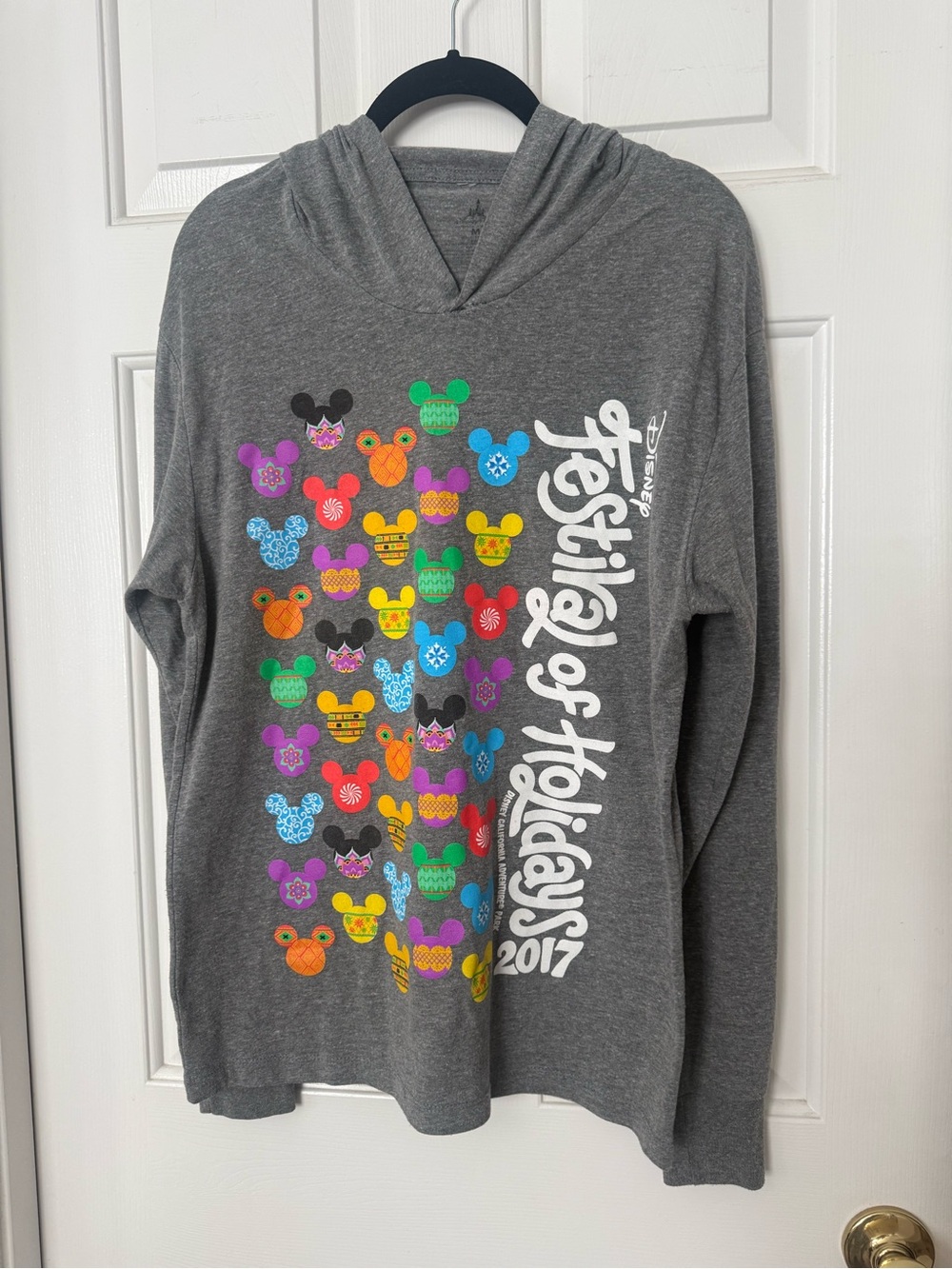 Moving sale! Make offer! Vintage Disney “Festival of Holidays” 2017 Gray Hoodie